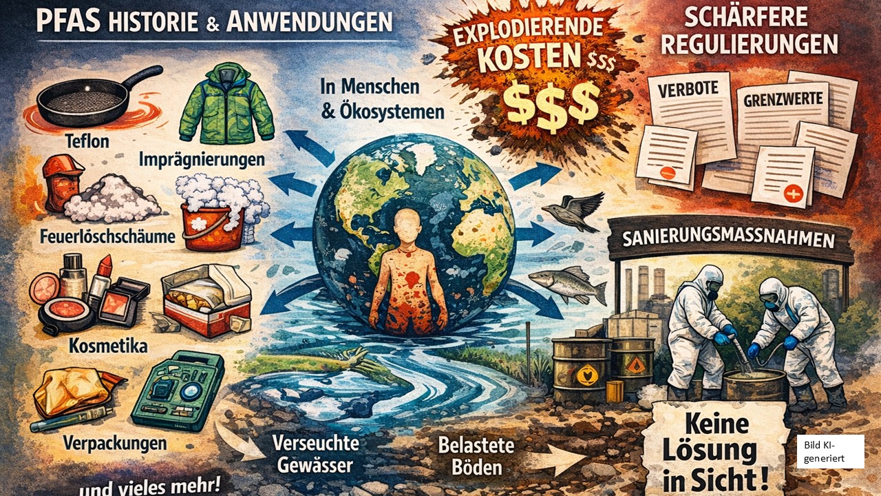 PFAS-Folgen, KI-generierte Zusammenstellung