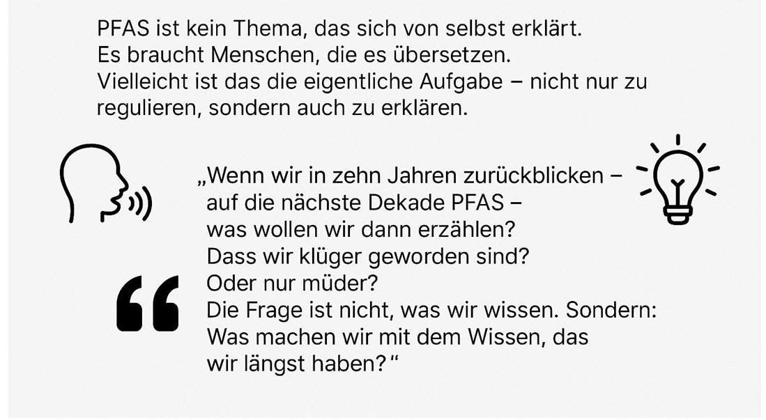 pfas-Kommunikation