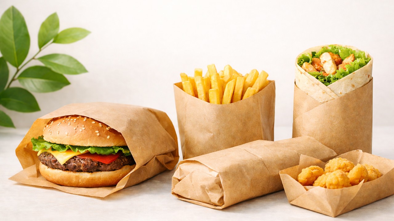 Fast-Food Verpackungen, Symbolbild (KI-generiert)