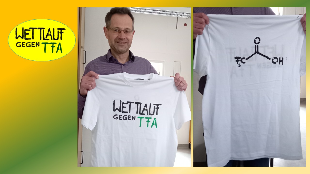 Michael Müller mit TFA-T-Shirt, Abb. Müller - KLatt